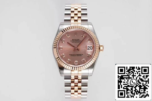 Rolex Datejust m278271 1:1 Mejor edición GS Factory esfera rosa