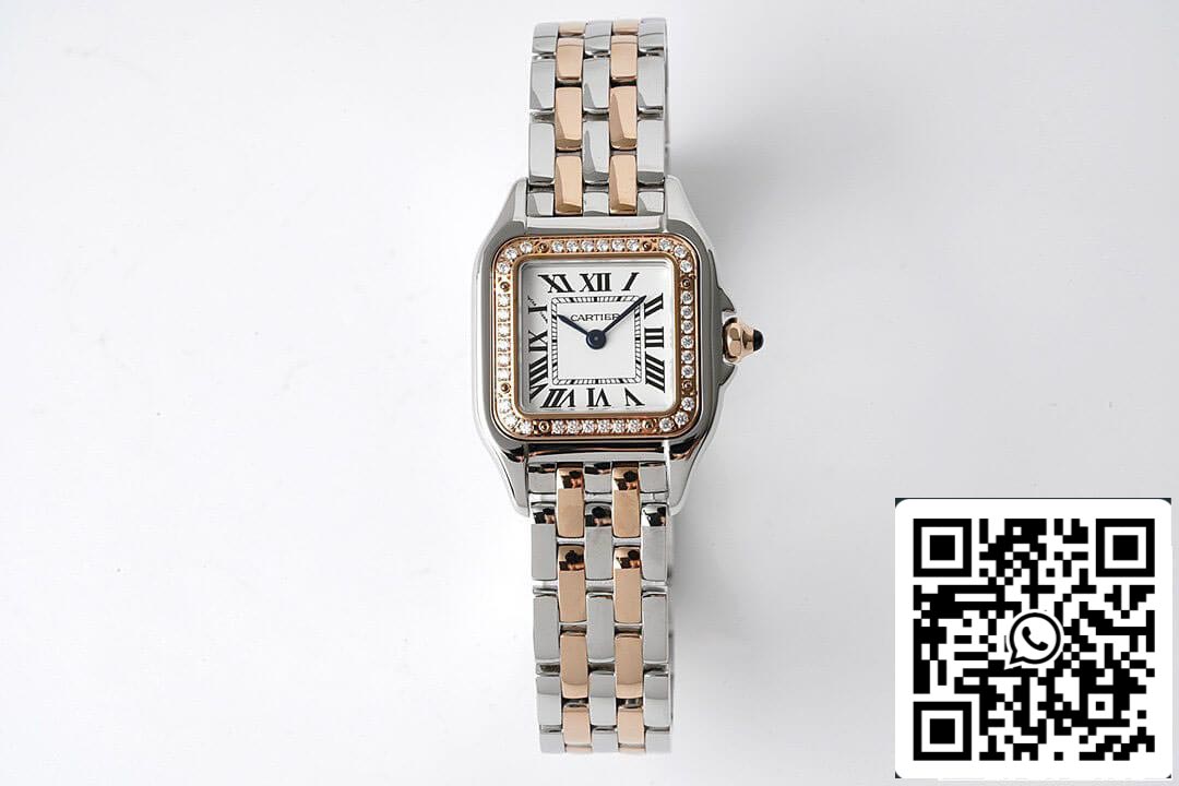 Panthere De Cartier W3PN0006 22MM 1:1 Mejor edición BV Factory Bisel de diamantes