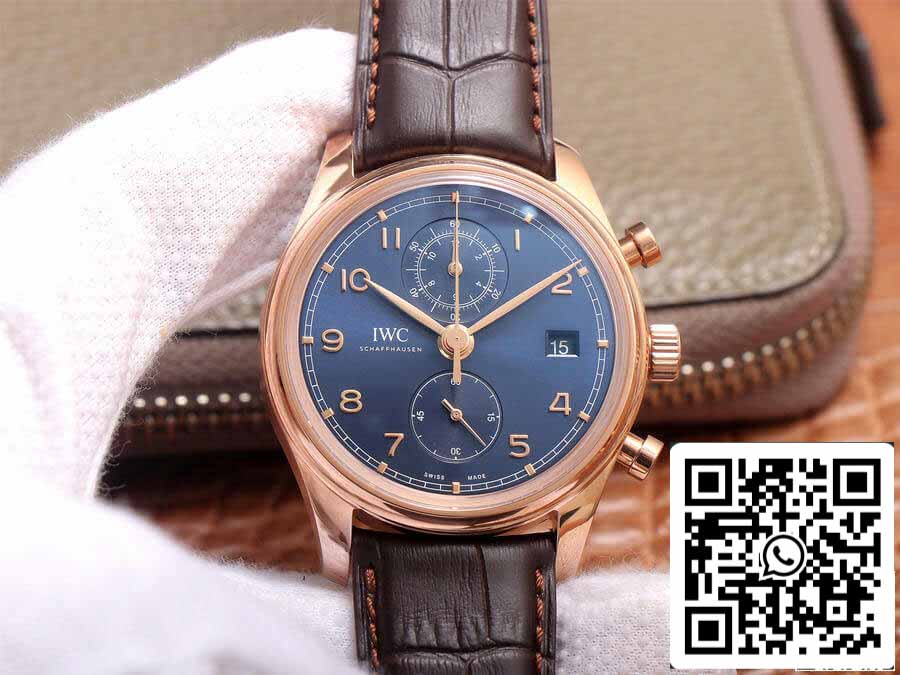 IWC Portugieser IW390305 1:1 Mejor edición ZF Factory esfera azul