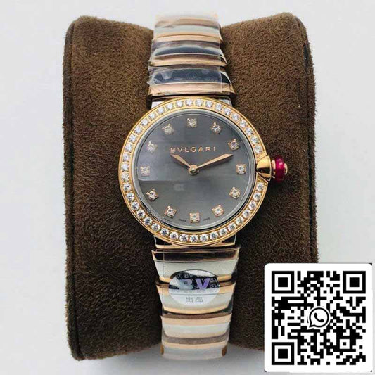 Bvlgari LVCEA 1:1 Best Edition BV Factory esfera gris en oro rosa