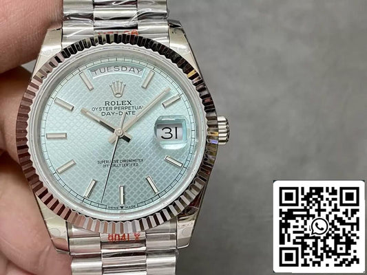 Rolex Day Date M228236 1:1 Mejor edición GM Factory Blue Dial V2