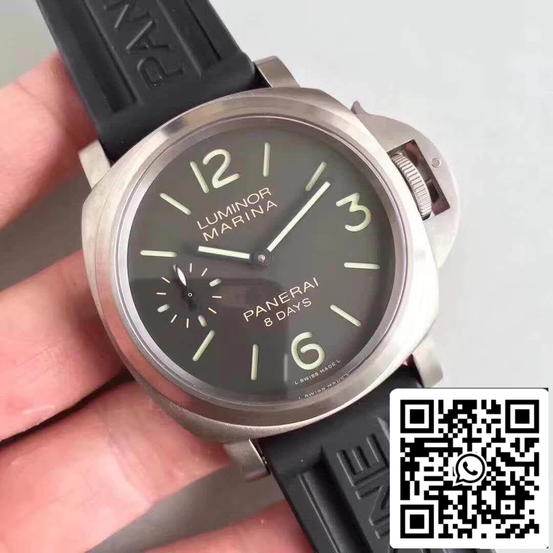 Panerai Luminor PAM510 ZF Factory Relojes para hombre 1:1 Mejor edición Swiss ETA P5000 Correa de caucho negra