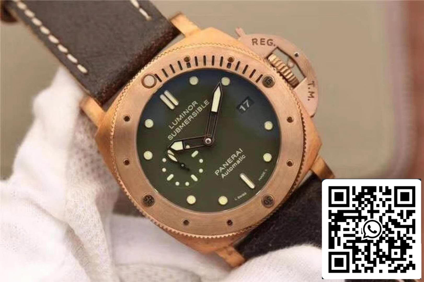 Panerai Luminor Submersible PAM382 VS Factory 1:1 Migliore edizione svizzera ETA P9000