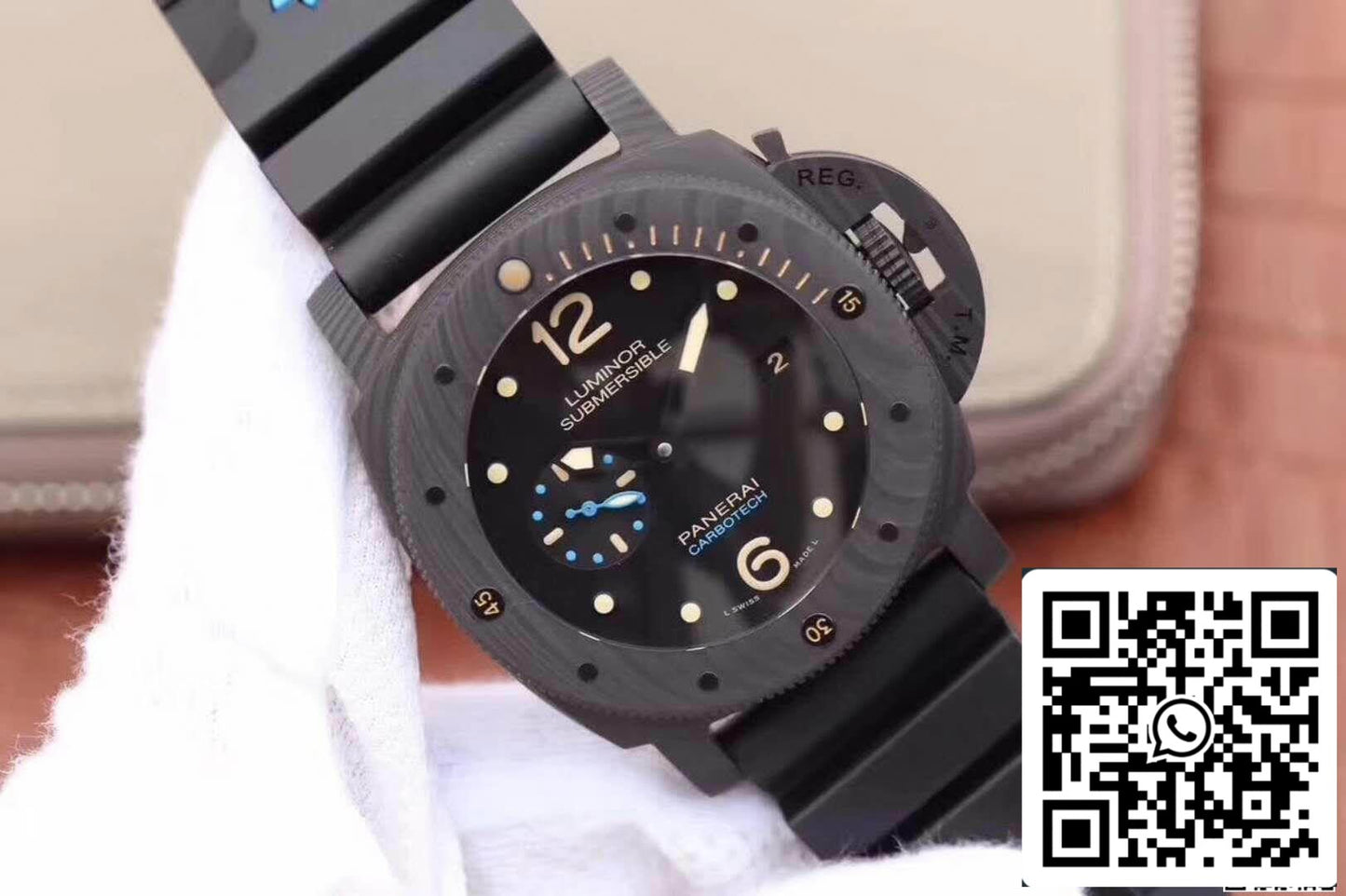 Panerai Luminor Submersible PAM616 VS Factory 1:1 Best Edition Swiss ETA P9000 Superlumed Black Dia