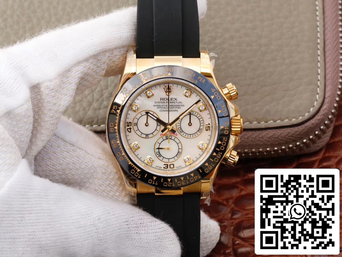 Rolex Daytona Cosmograph M116518ln-0037 1:1 Best Edition JH Factory V6 Yellow Gold Case