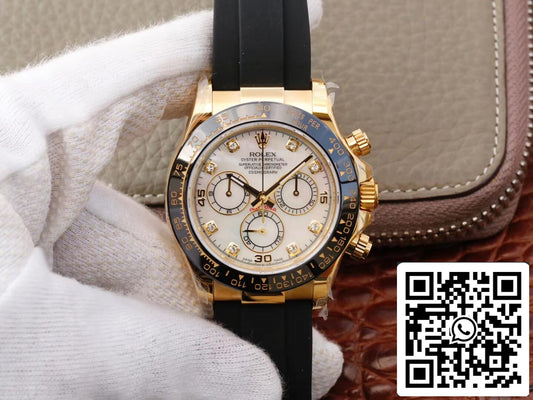 Rolex Daytona Cosmograph M116518ln-0037 1:1 Mejor Edición JH Factory V6 Caja de Oro Amarillo