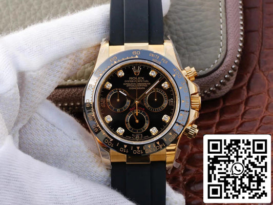 Rolex Daytona Cosmograph M116518ln-0046 1:1 Best Edition JH Factory quadrante nero