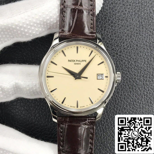 Patek Philippe Calatrava 5227G-001 1:1 Best Edition 3K Factory Leather Strap