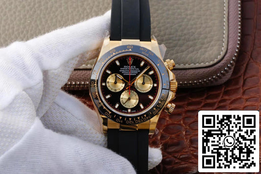 Rolex Daytona Cosmograph M116518ln-0047 1:1 Mejor edición JH Factory Cronógrafo de oro amarillo