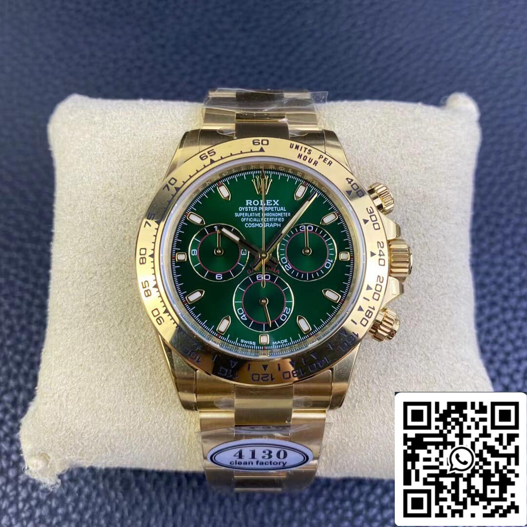 Rolex Cosmograph Daytona M116508-0013 1:1 Mejor edición Clean Factory esfera verde