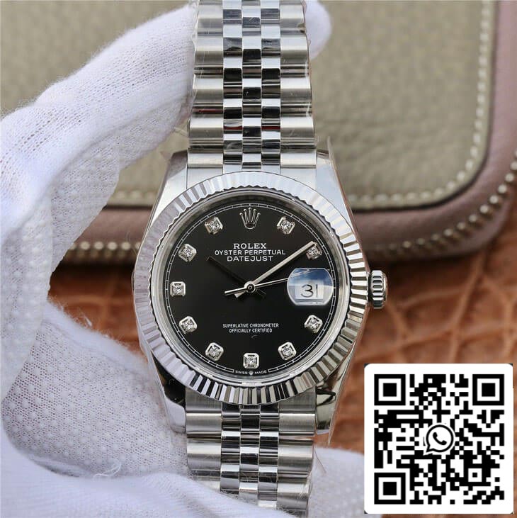 Rolex Datejust M126234-0027 1:1 Best Edition GM Factory quadrante nero