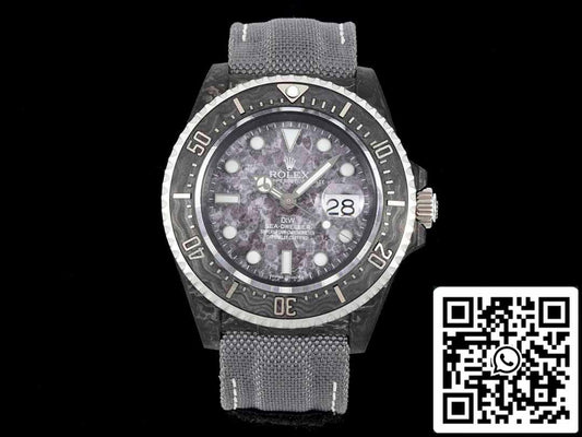 Rolex Sea-Dweller 1:1 Best Edition Diw Factory Lunetta in fibra di carbonio