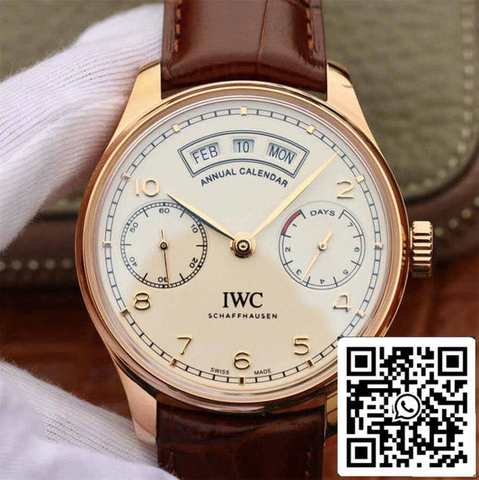 IWC Portugieser IW503504 1:1 Mejor edición ZF Factory esfera blanca