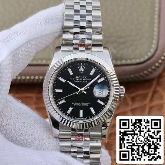 Rolex Datejust M126234-0015 1:1 Best Edition GM Factory quadrante nero