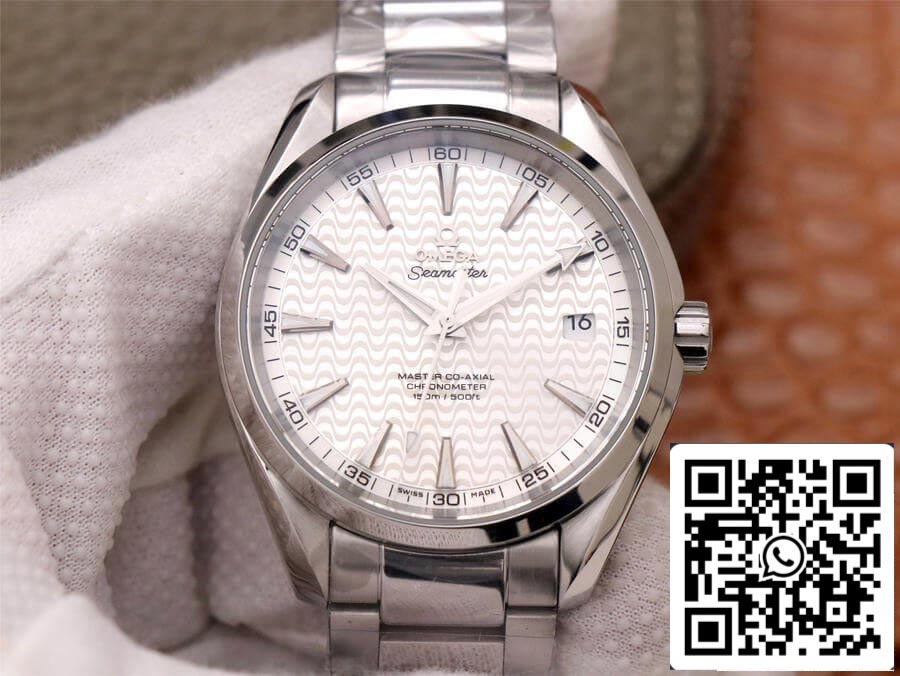 Omega Seamaster 231.10.42.21.02.006 1:1 Best Edition VS quadrante argento di fabbrica