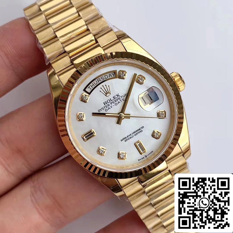 Rolex Day Date M128238 1:1 Best Edition EW Factory Diamond Scale Swiss ETA3255