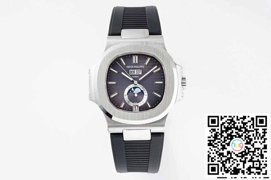 Patek Philippe Nautilus 5726A-001 Cinturino in caucciù di fabbrica PPF della migliore edizione 1: 1