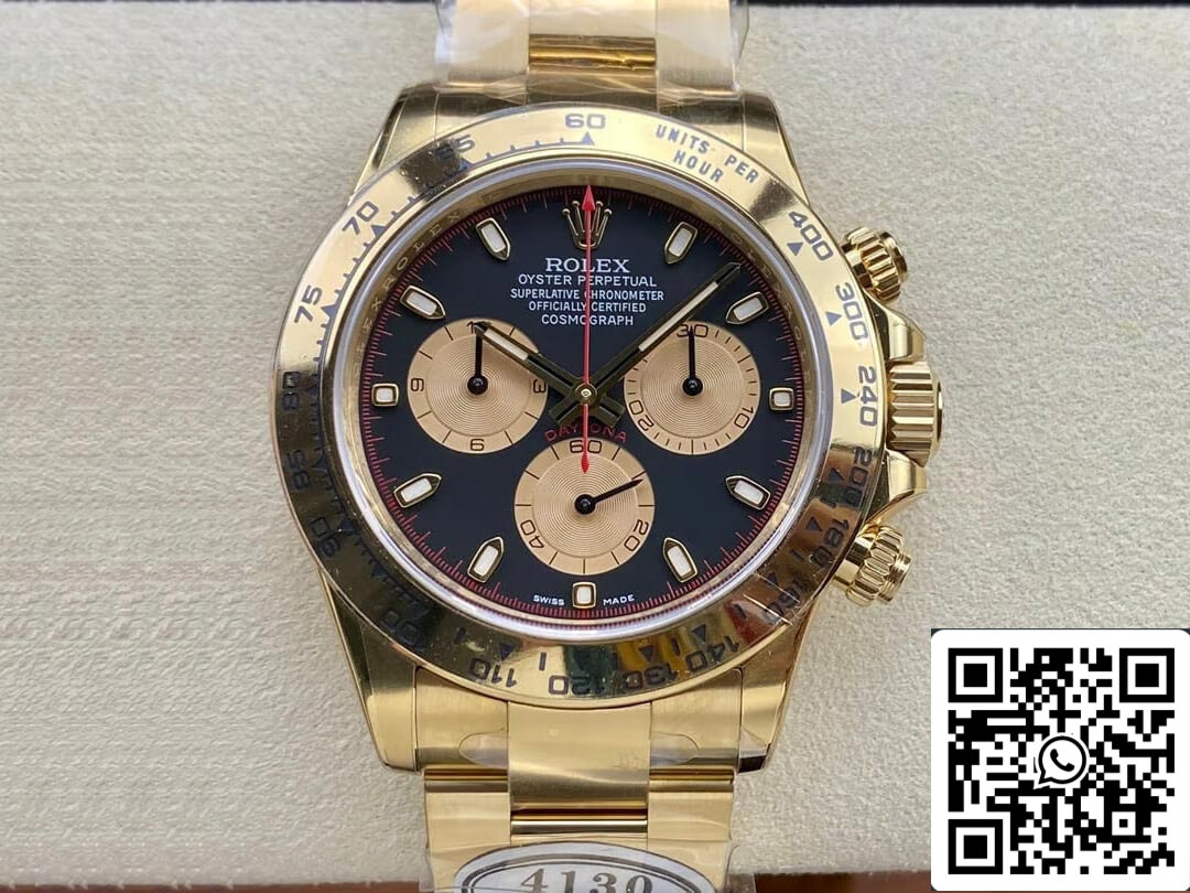 Rolex Cosmograph Daytona M116508-0009 1:1 Mejor edición Clean Factory esfera negra