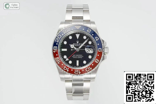 Rolex GMT Master II M126710BLRO-0002 1:1 Mejor Edición C+ Factory Rojo Azul Bisel