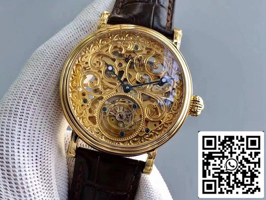 Patek Philippe Tourbillon P83000 1:1 Mejor Edición Tourbillon Suizo de Oro Amarillo