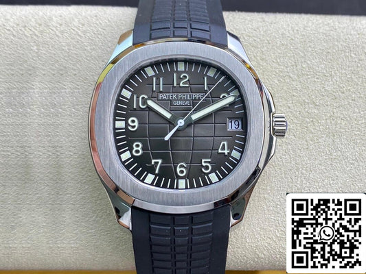 Patek Philippe Aquanaut 5165A 38MM 1:1 Mejor edición ZF Factory esfera negra