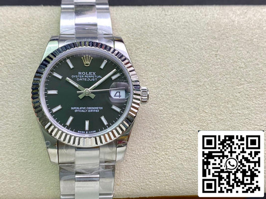 Rolex Datejust M178274-0034 31MM 1:1 Best Edition EW Factory quadrante nero