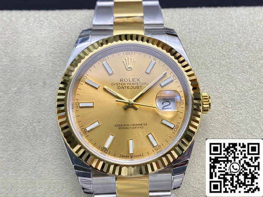 Rolex Datejust M126333-0009 1:1 Mejor Edición EW Factory Esfera Champán