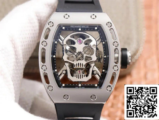 Richard Mille RM52-01 Tourbillon 1:1 Mejor edición JB Factory Skull Dial