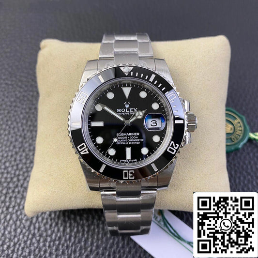 Rolex Submariner 116610LN-0001 40MM movimento 3135 1:1 Best Edition VS quadrante nero di fabbrica