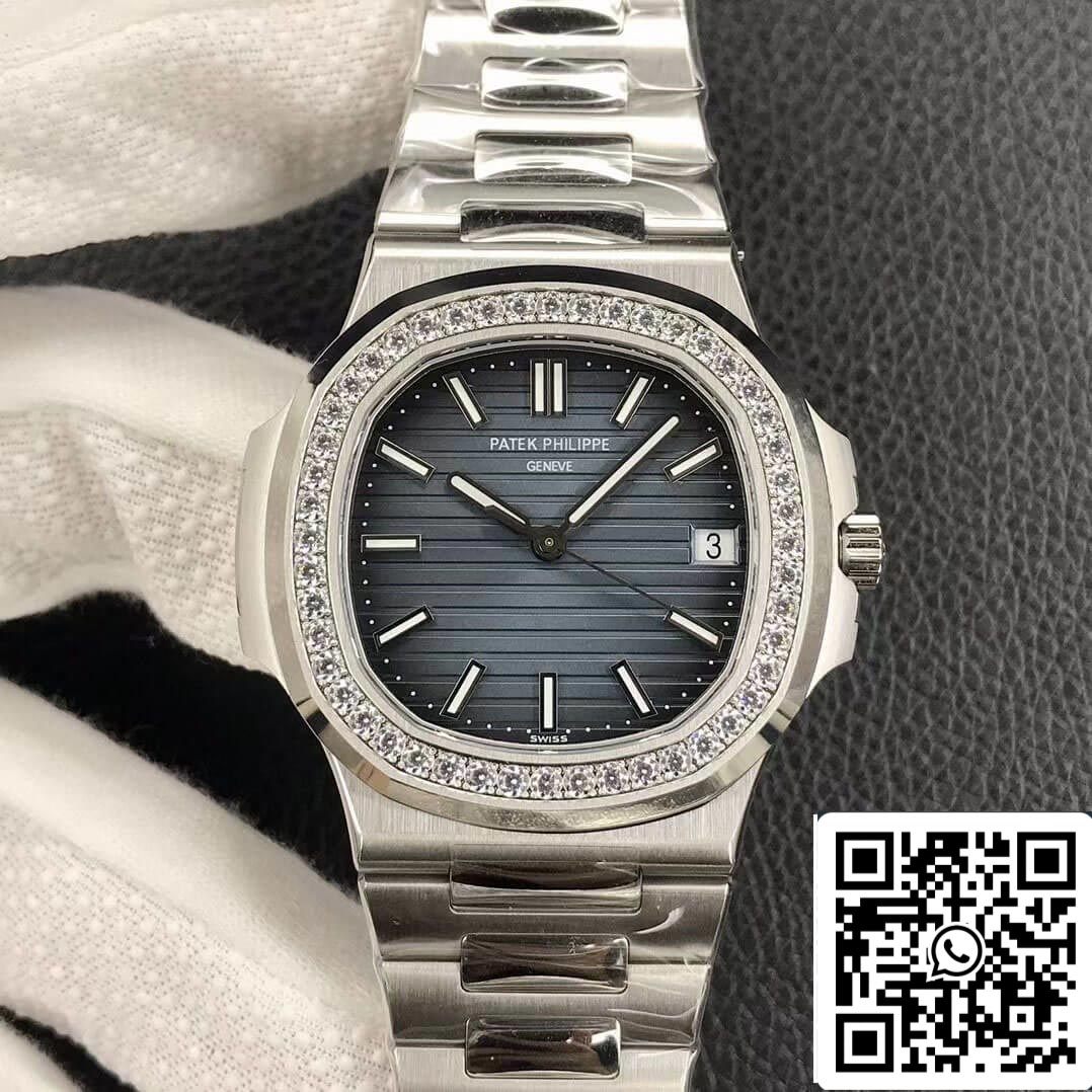 Patek Philippe Nautilus 5713/1G-010 1:1 Mejor Edición 3K Esfera Azul de Fábrica