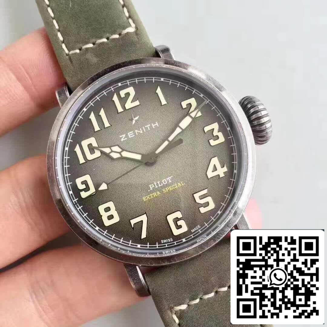 Zenith Pilot 11.1943.679/63.C800 XF Factory 1:1 Mejor Edición Suiza ETA9015