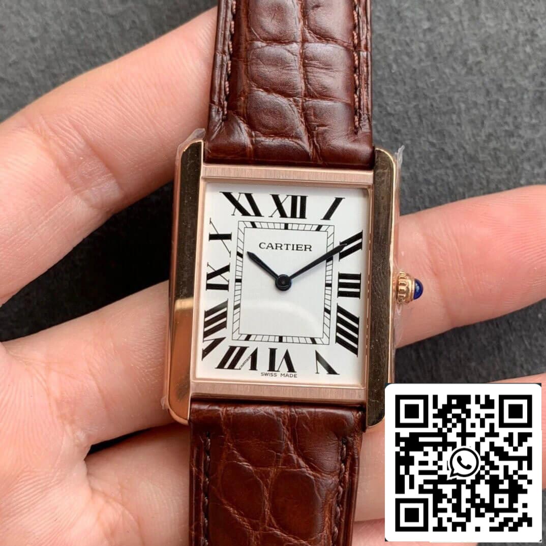 Cartier Tank W5200024 1:1 Best Edition K11 Factory Rose Gold