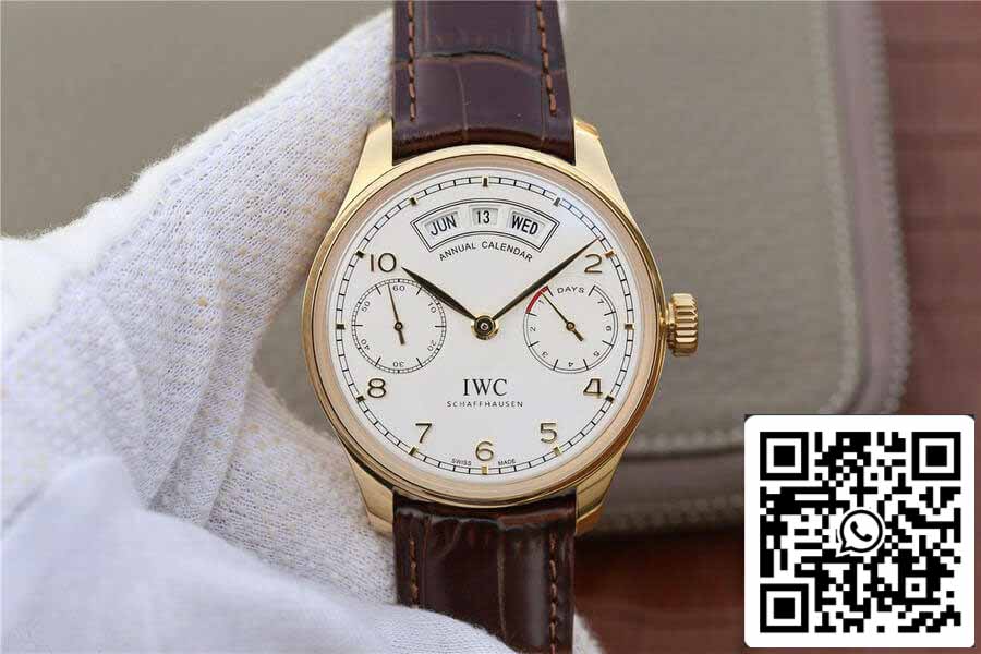 IWC Portugieser IW503502 1:1 Mejor edición YL Factory esfera blanca