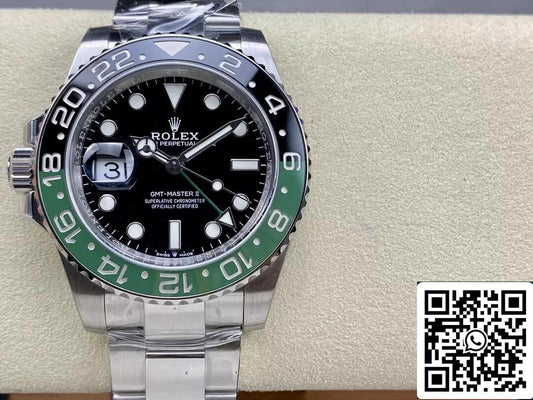 Rolex GMT Master II M126720VTNR-0001 1:1 Mejor Edición C+ Esfera Negra de Fábrica