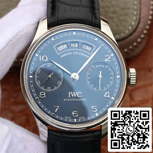 IWC Portugieser IW503502 1:1 Best Edition ZF Factory quadrante blu