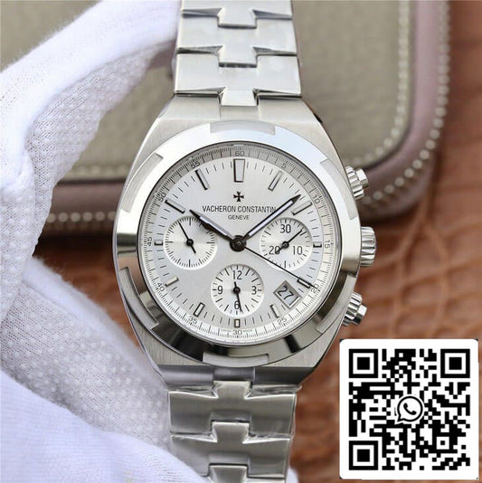 Vacheron Constantin Overseas 5500V/110A-B075 1:1 Best Edition 8F Factory Esfera blanca plateada