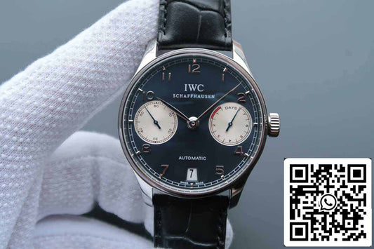 IWC Portugieser IW500112 1:1 Best Edition ZF Factory V5 quadrante blu scuro