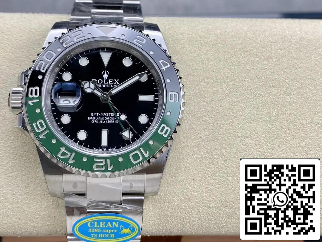 Rolex GMT Master II M126720VTNR-0001 Bisel de cerámica Oyster Strap Clean Factory V3