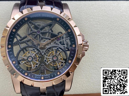 Roger Dubuis Excalibur RDDBEX0395 1:1 Best Edition YS Factory Double Tourbillon Dial