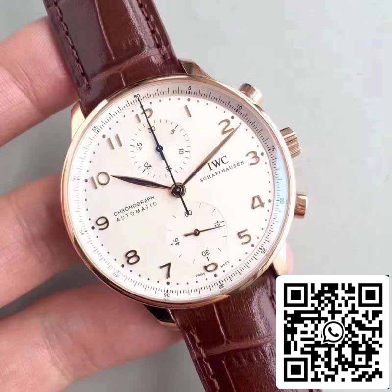 IWC Cronógrafo portugués IW371445 ZF Factory 1:1 Mejor edición suiza ETA7750