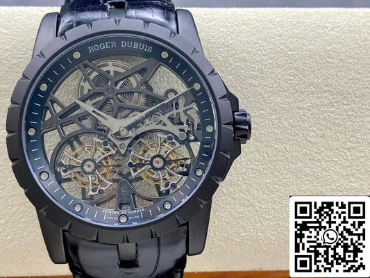 Roger Dubuis Excalibur RDDBEX0364 1:1 Mejor Edición YS Factory Tourbillon Esfera Esqueleto