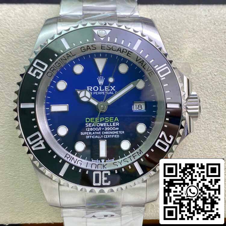 Rolex Deepsea Sea-Dweller 116660 “D-BLUE” AR Factory 1:1 Mejor Edición Suizo ETA3135 Esfera Azul/Negra