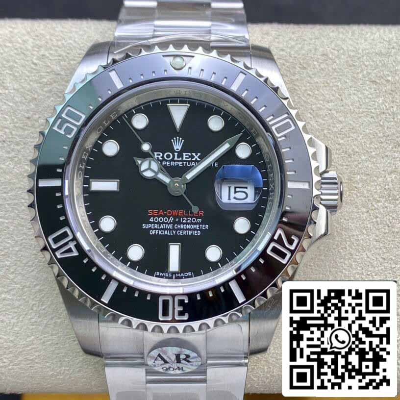 Rolex Sea-Dweller 126600 AR Factory Negro Dial 1:1 Mejor Edición Suizo ETA2824