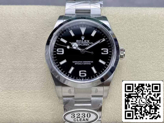 Rolex Explorer M124270-0001 36MM 1:1 Mejor edición Clean Factory esfera negra