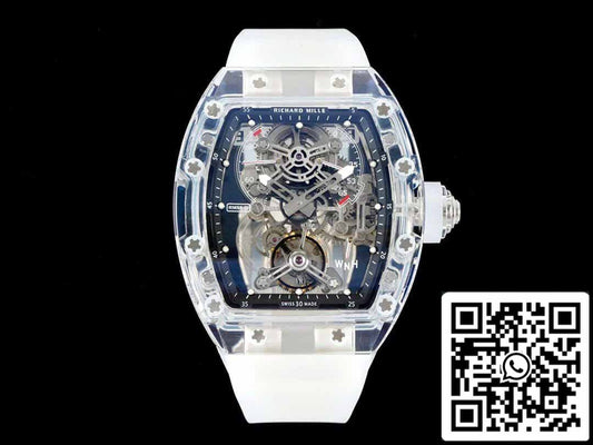 Richard Mille RM 56-01 Tourbillon 1:1 Mejor edición RM Factory Esfera esqueleto transparente