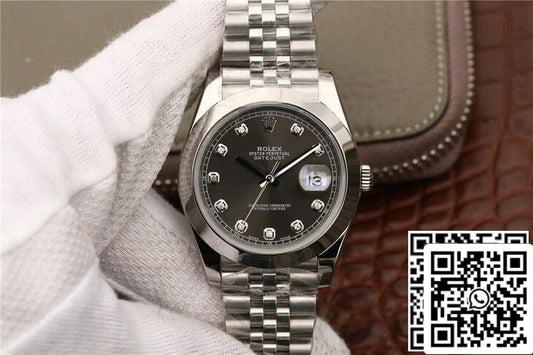 Rolex Datejust M126300 1:1 Best Edition EW Factory Quadrante grigio