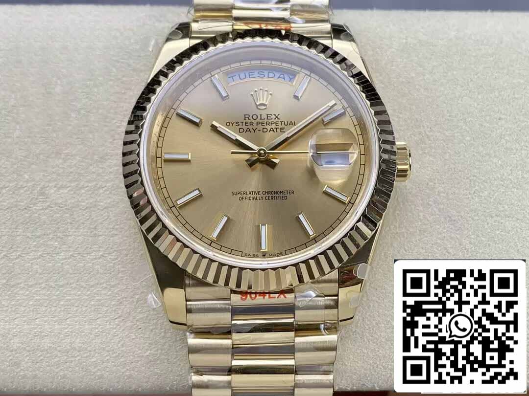 Rolex Day Date M228238-0003 1:1 Best Edition GM Factory V2 Versione con contrappeso