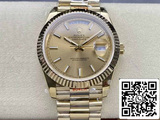 Rolex Day Date M228238-0003 1:1 Mejor edición GM Factory V2 Versión de contrapeso