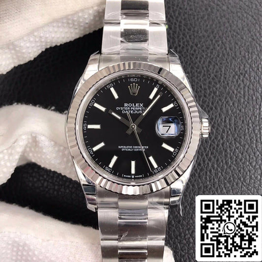 Rolex Datejust M126334-0017 1:1 Best Edition VS quadrante nero di fabbrica