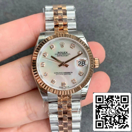 Rolex Datejust M278271-0026 1:1 Mejor Edición GS Factory Oro Rosa